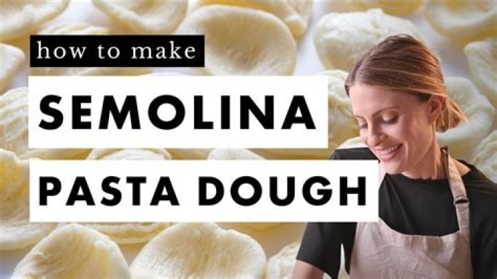 Do I need semolina flour to make pasta