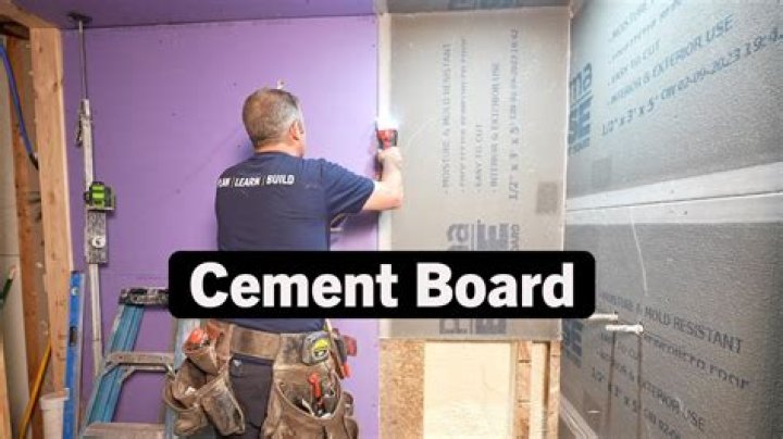 Do you have to use cement board when tiling a wall