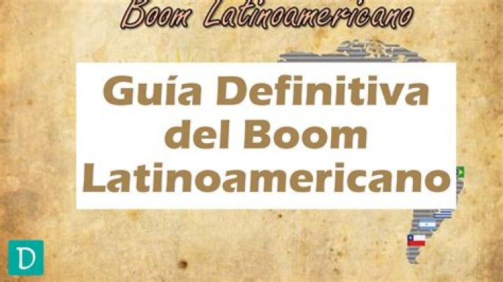 ¿Qué es el boom en la literatura