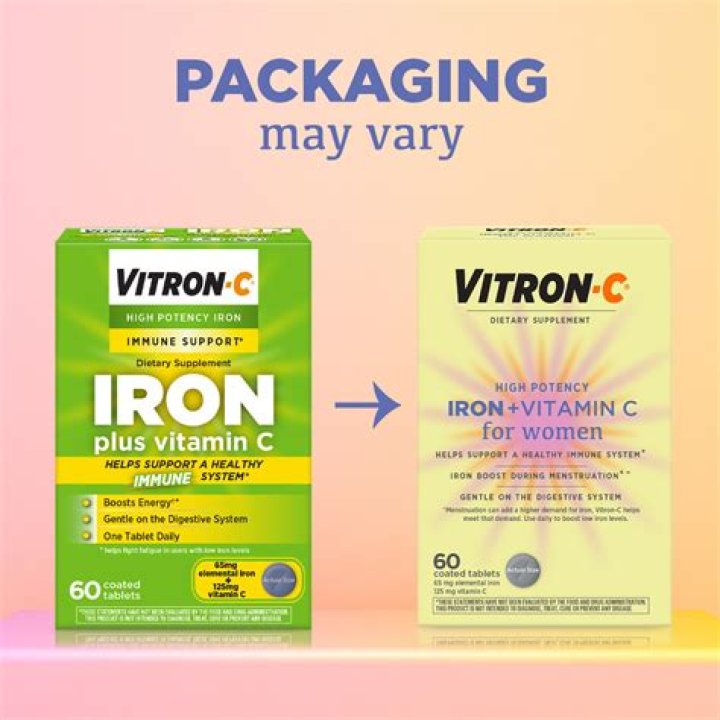 What form of iron is in vitron C