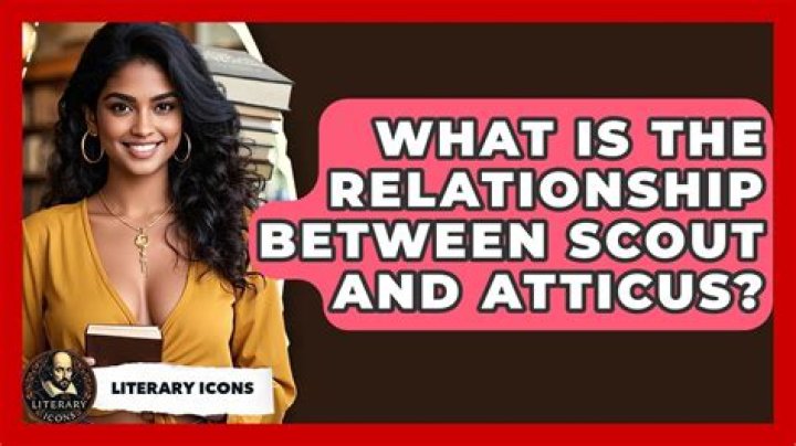 What is the relationship between Scout and Atticus