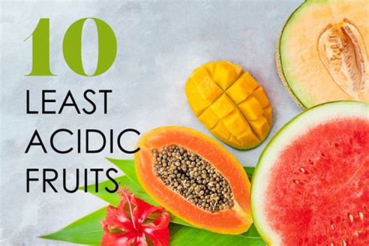What kind of fruit is not acidic