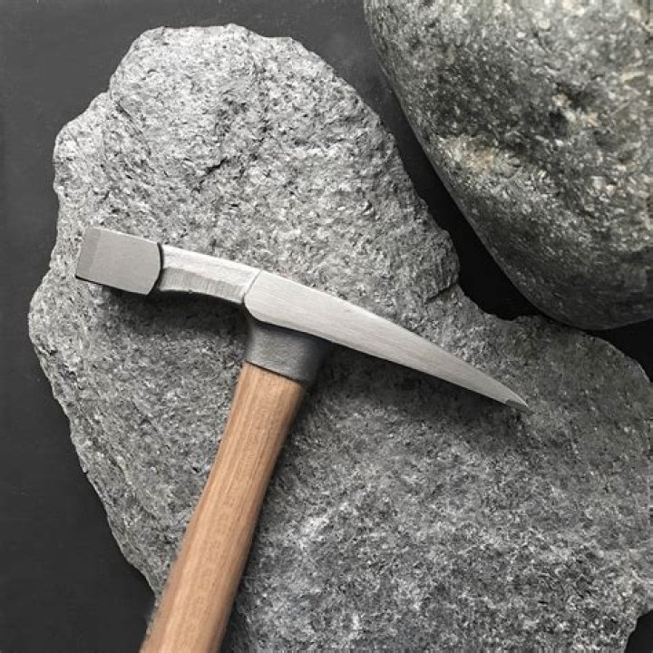 What tool is used to break rocks