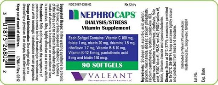 What vitamins are in Triphrocaps