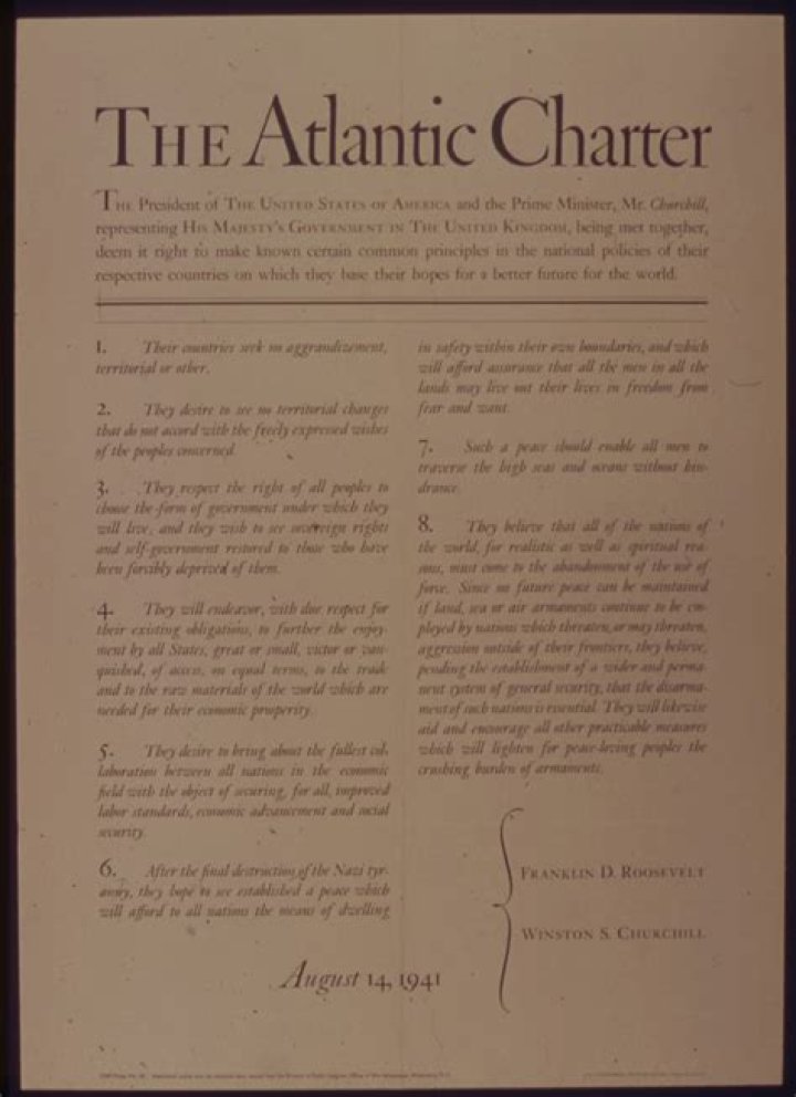 Whats the meaning of Atlantic Charter