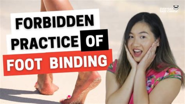 When did foot binding get banned