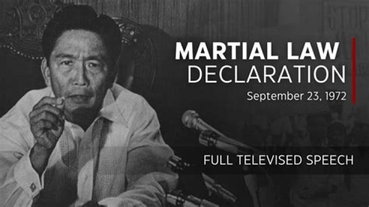 When was martial law declared in the United States